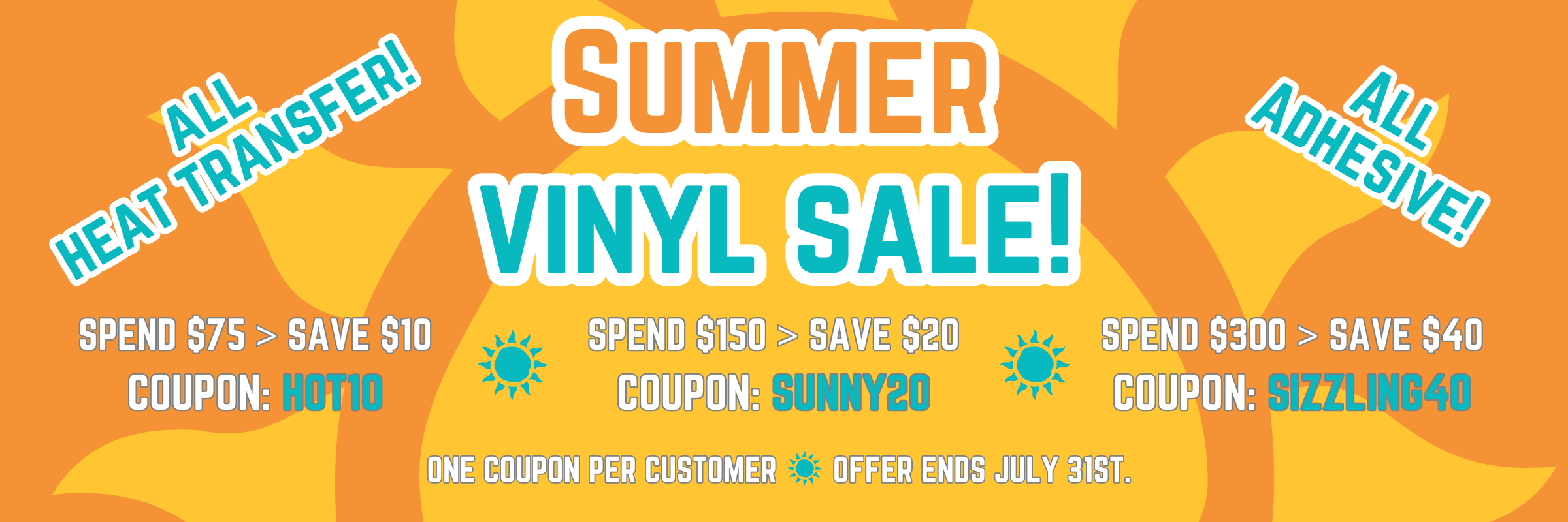 Summer Vinyl Sale!